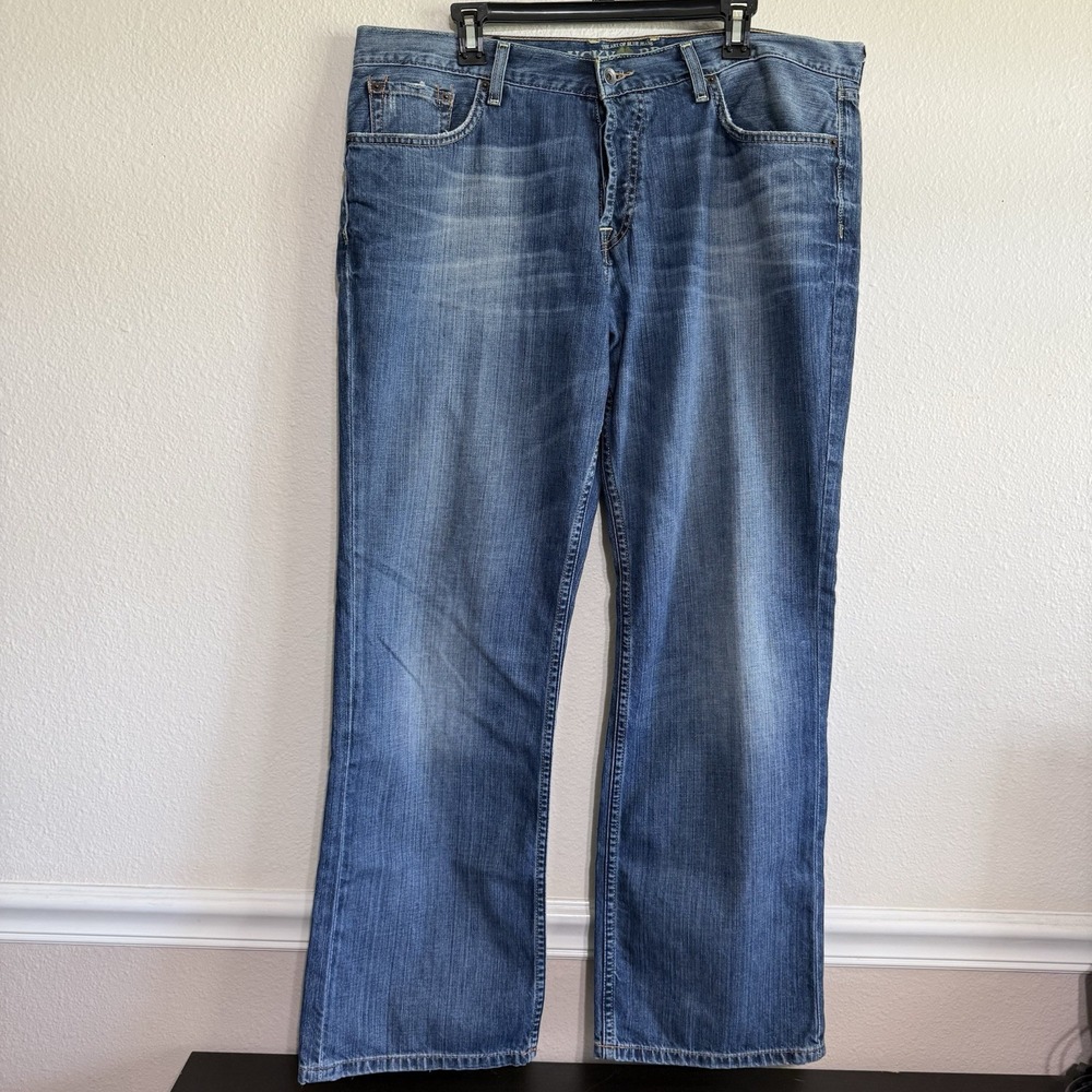 Lucky Brand Slim Bootleg Jeans Mens 38x30 Medium Dark Wash Denim Cotton